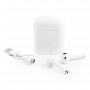Dynabass - RX10 - Blanc - Écouteurs sans fil Bluetooth 5.0 - Micro intégré - Boîtier 350mAh