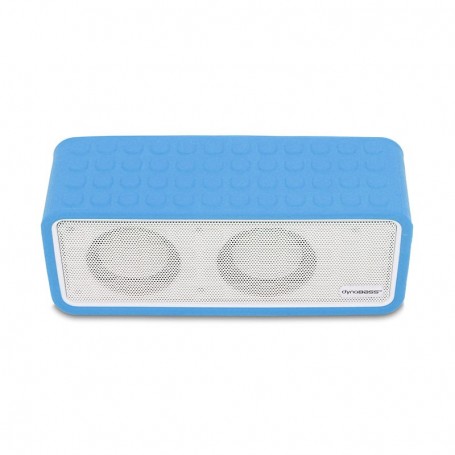 Dynabass - POWERSOUND BLUE - Enceinte Bluetooth stéréo - Powerbank 3000mAh - 6W - NFC - Silicone protecteur