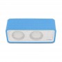 Dynabass - POWERSOUND BLUE - Enceinte Bluetooth stéréo - Powerbank 3000mAh - 6W - NFC - Silicone protecteur